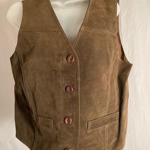 Leather vest medium Route 66
